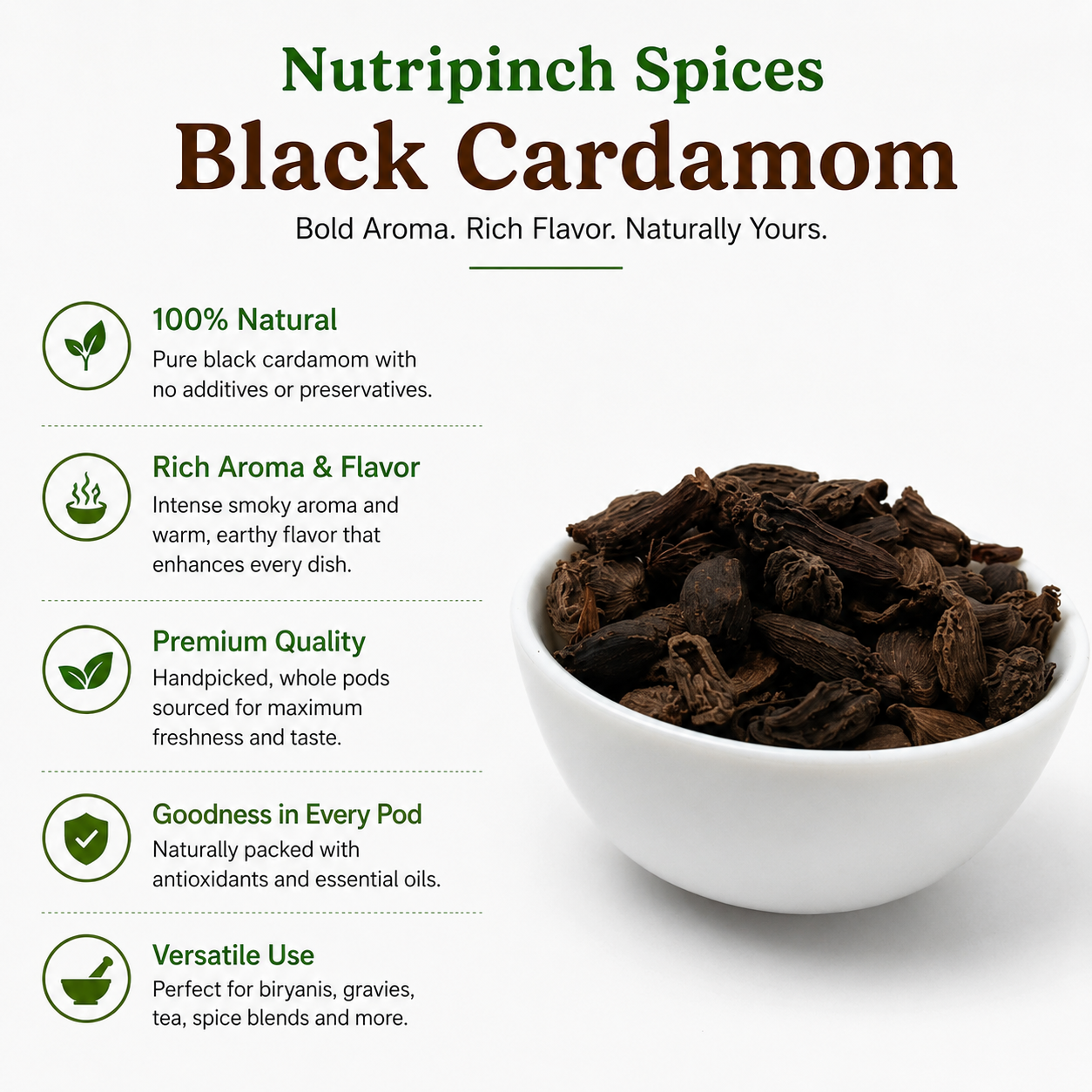 Premium Black Cardamom