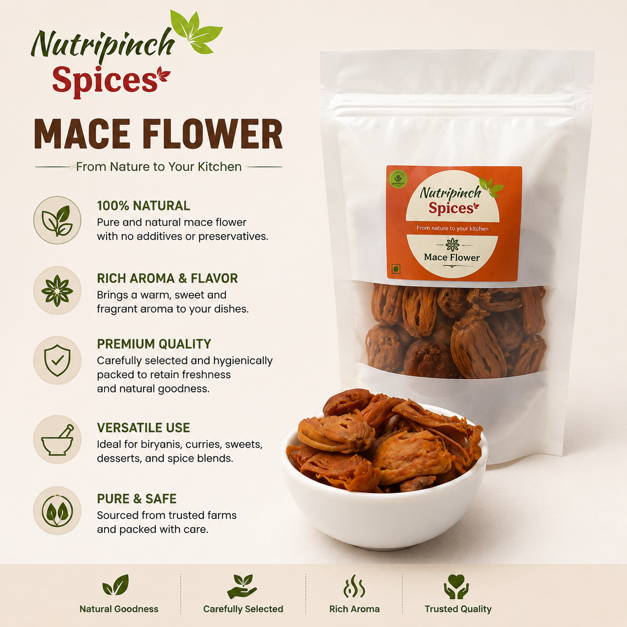 Premium Mace Flower